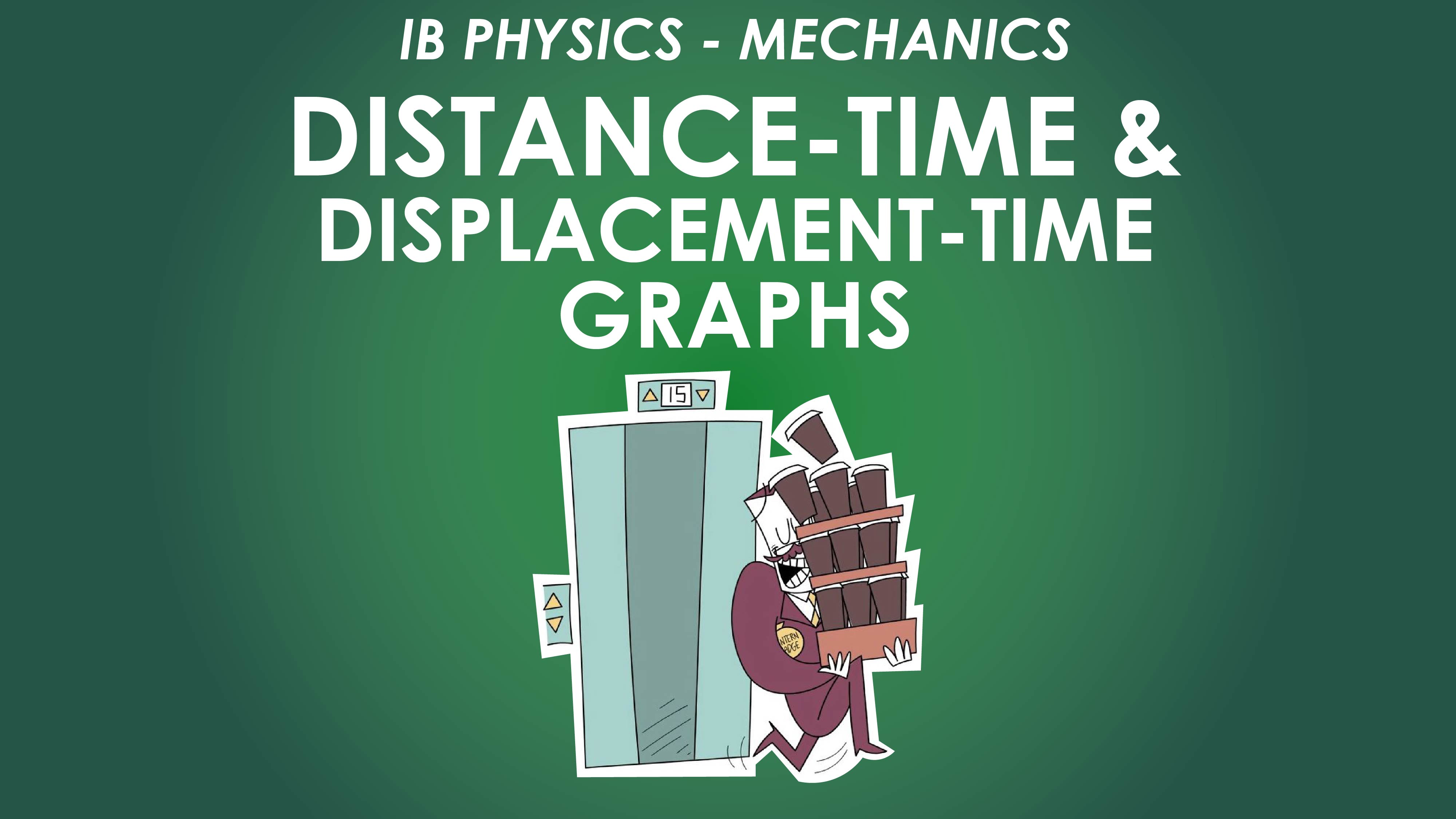 IB Mechanics Distance time And Displacement time Graphs